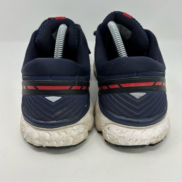 Brooks Ghost 11 Navy Blue with Pink Stripe Lace Up Active Running Shoe Size 10 - Picture 10 of 11
